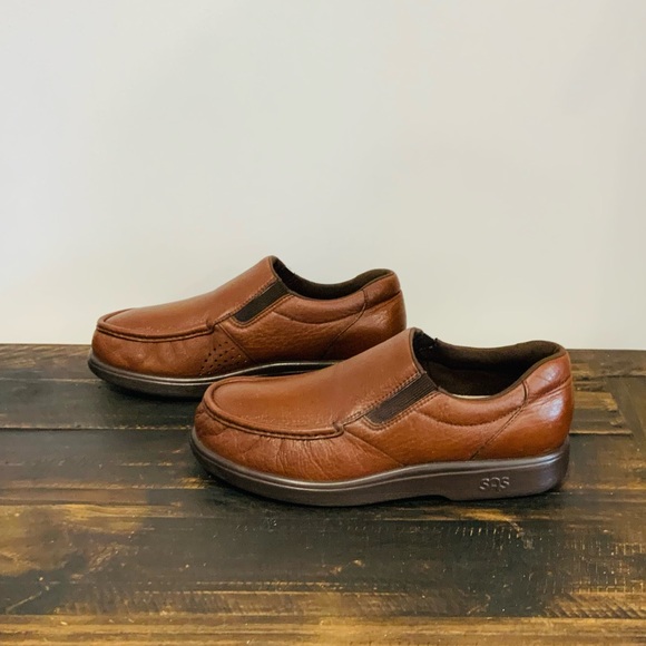 SAS Men's Shoes Side Gore Antique Tan Sz 11 - Picture 7 of 8